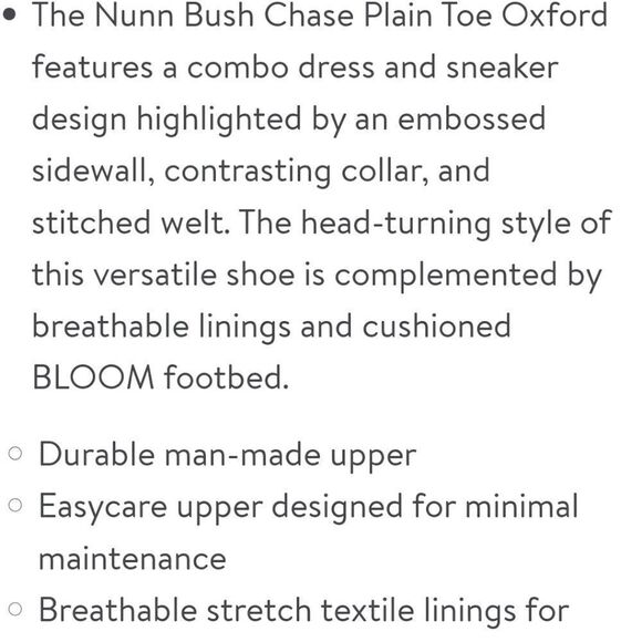 Nunn Bush Chase Plain Toe Oxford Dress Sneaker Shoes Cognac ,11M - Picture 9 of 10